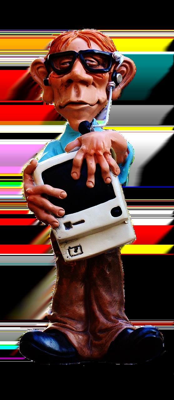 Computer technician repairing hardware component